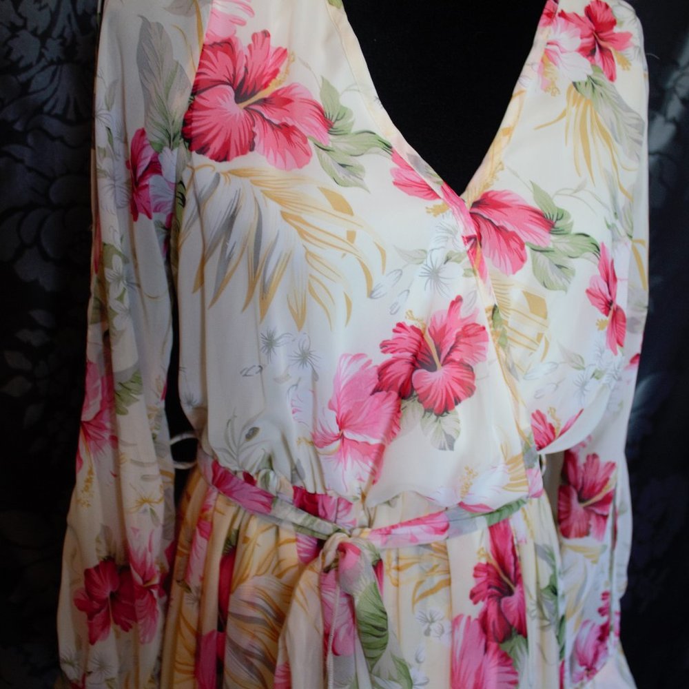 Miss California Floral Maxi Dress